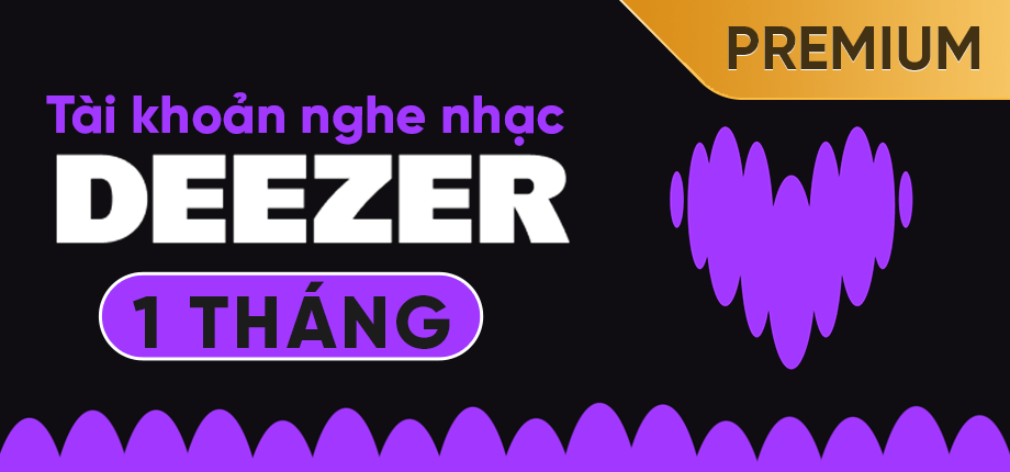 Deezer HiFi 1 Tháng - Tài khoản nghe nhạc